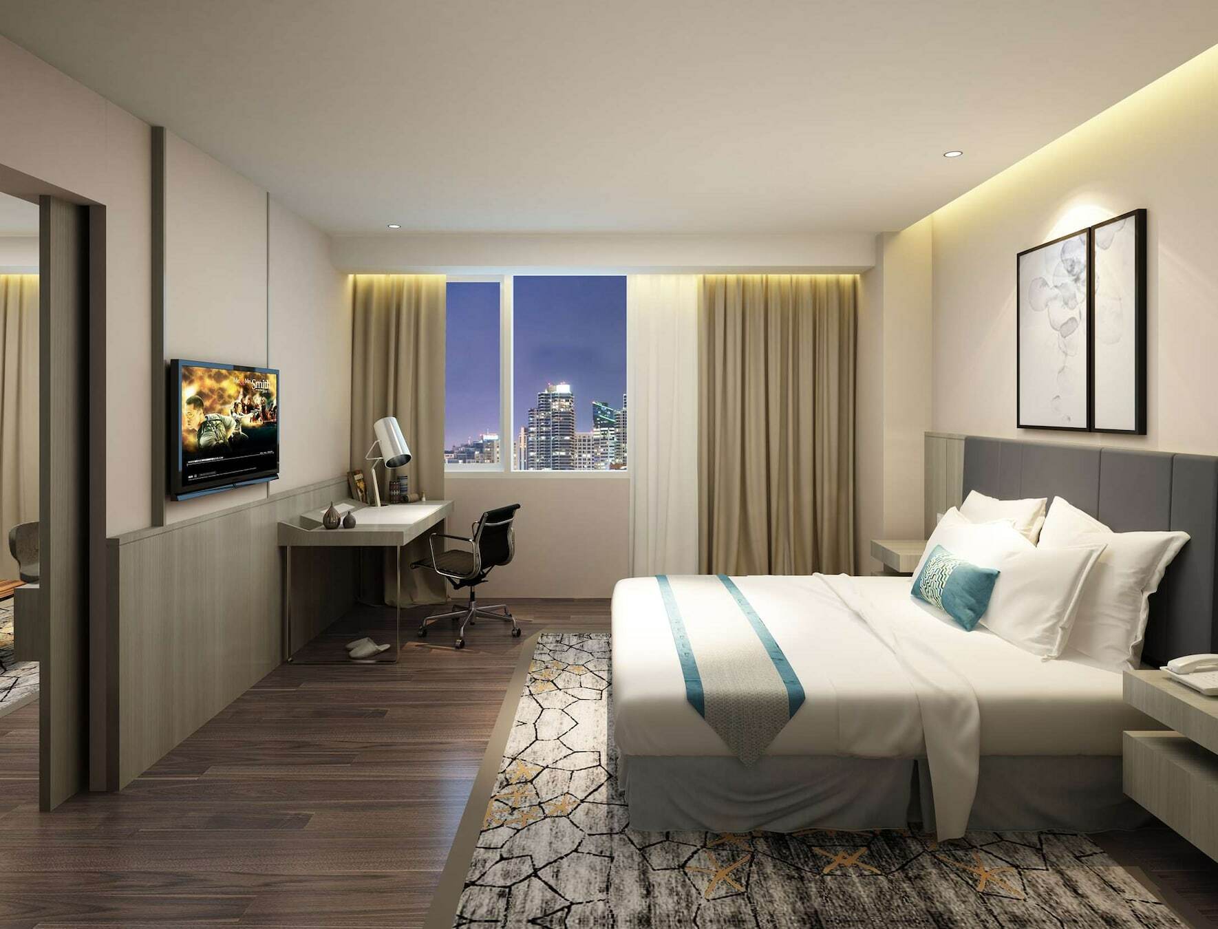 Aiho Hotel Медан Номер фото